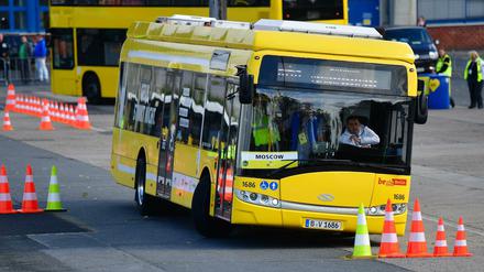 Auch ein Team aus Moskau machte bei der Bus-EM mit.