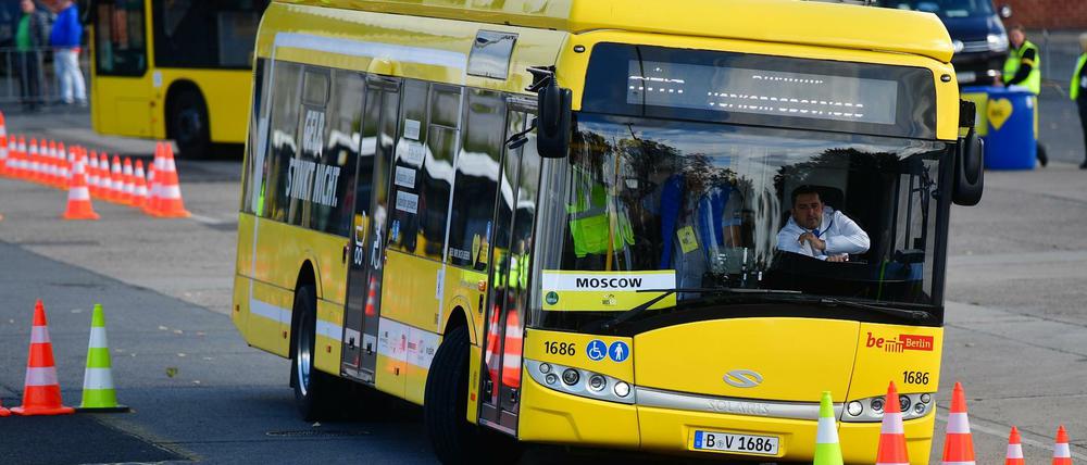 Auch ein Team aus Moskau machte bei der Bus-EM mit.