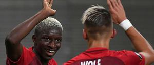 Salzburgs Amadou Haidara (l.) erzielte das 2:0.