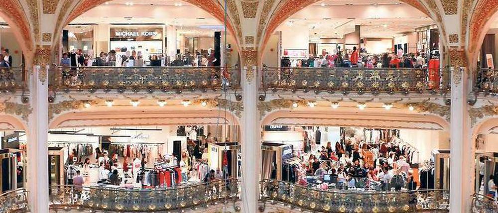 Zeitlos: Luxushäuser wie Galeries Lafayette in Paris haben sich zu eigenen Marken entwickelt.
