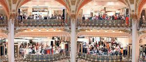 Zeitlos: Luxushäuser wie Galeries Lafayette in Paris haben sich zu eigenen Marken entwickelt. 