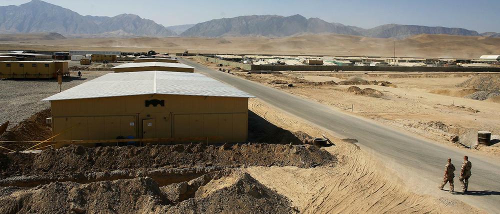 Blick auf das Camp Marmal in Masar-i-Sharif im Norden Afghanistans.