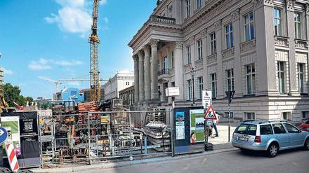 Zwar wird Unter den Linden gerade gebaut, aber nicht an "Dau".