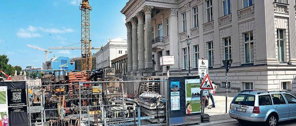 Zwar wird Unter den Linden gerade gebaut, aber nicht an "Dau".