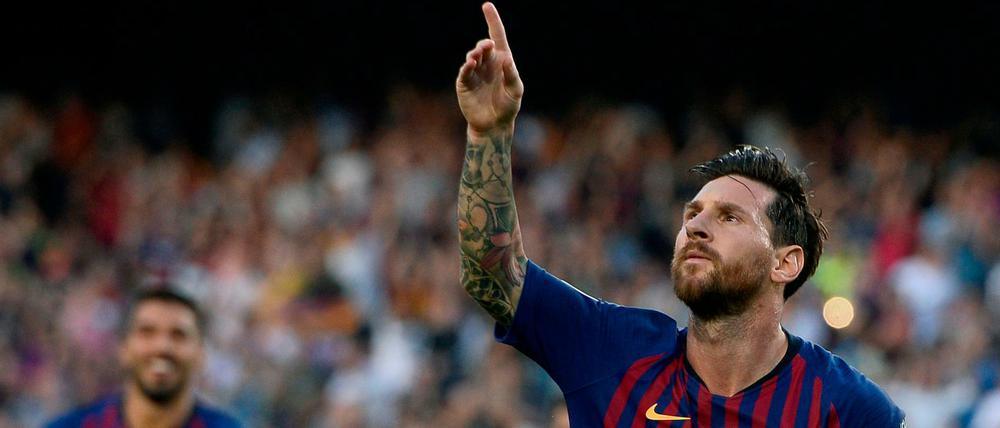 Da lang. Geht es nach LaLiga, sollen Lionel Messi und Co. bald in den USA kicken.