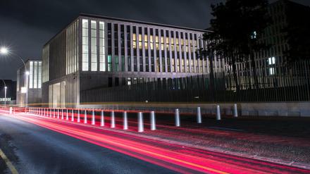 Die neuen Zentrale vom Bundesnachrichtendienst BND in Berlin. 