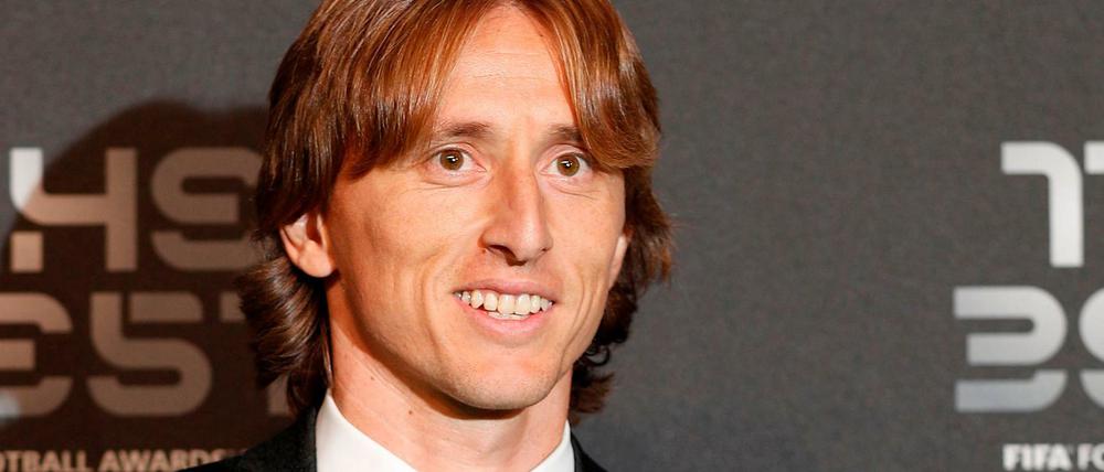 Der kroatische Mittelfeldspieler Luka Modric von Real Madrid.