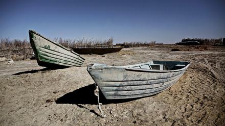 Auf dem Trockenen. Im Iran ist das Oberflächenwasser in den vergangenen Jahren drastisch zurückgegangen.