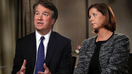 Brett Kavanaugh mit Gattin Ashley Estes Kavanaugh beim Fox-Interview