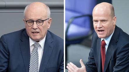 Volker Kauder (CDU) und sein Stellvertreter Ralph Brinkhaus 