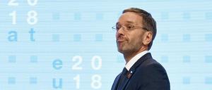 Herbert Kickl (FPÖ), Innenminister von Österreich.