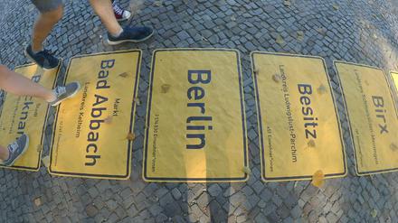 Und in der Mitte: Berlin.