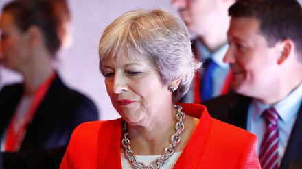 Theresa May, Premierministerin von Großbritannien. 