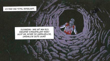 Zeichner Benoît Springer spart nicht an blutigen Bildern.
