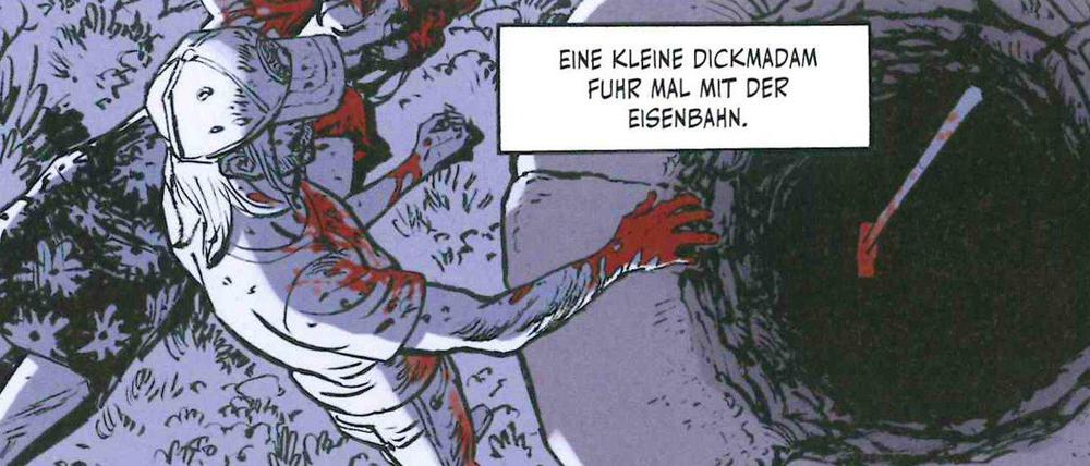 Zeichner Benoît Springer spart nicht an blutigen Bildern.