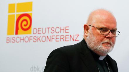 Kardinal Reinhard Marx bei der Deutschen Bischofskonferenz.