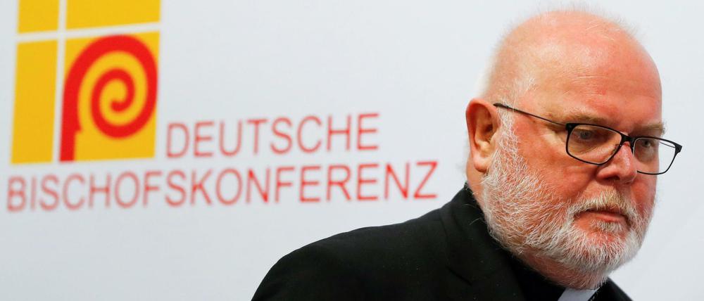 Kardinal Reinhard Marx bei der Deutschen Bischofskonferenz.
