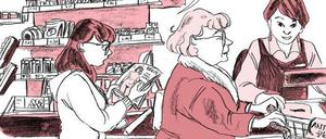 Witty in Pink: Eine Szene aus „Girlsplaining“ (für Komplettansicht auf das Plus-Symbol klicken).