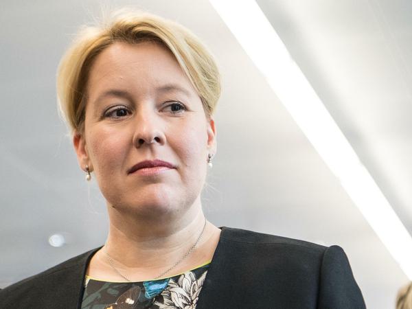 Familienministerin Franziska Giffey (SPD).