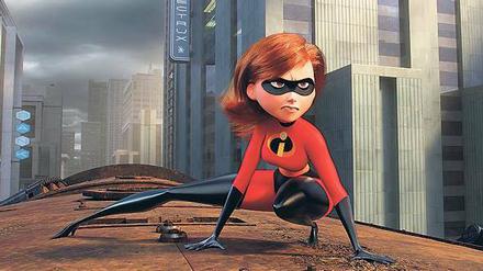 Elastische Mama. Helen Paar ist Elastigirl.