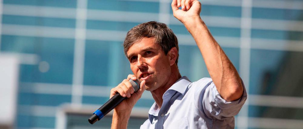 Der Demokrat Beto O'Rourke tritt in Texas gegen den Republikaner Ted Cruz um einen Sitz im Senat an.