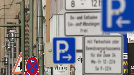 Parkzone (Symbolbild).
