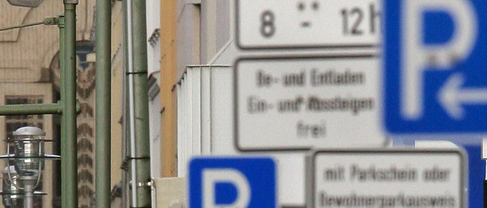 Parkzone (Symbolbild).