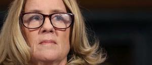 Christine Blasey Ford vor dem US-Senat.