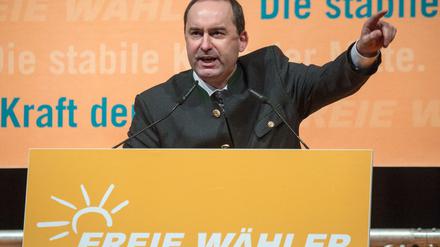 Der Bundes- und Landesvorsitzende der Freien Wähler (FW), Hubert Aiwanger. 