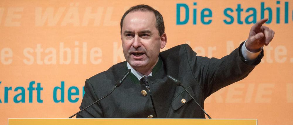 Der Bundes- und Landesvorsitzende der Freien Wähler (FW), Hubert Aiwanger.