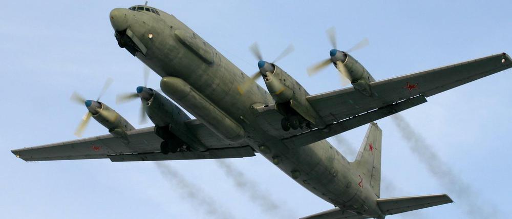 Typ Il-20. Ein russisches Militärflugzeug vom gleichen Typ ist vor einer Woche von der syrischen Luftabwehr abgeschossen.