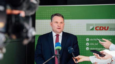 Christian Hartmann, der neue Fraktionschef der CDU-Fraktion im Sächsischen Landtag