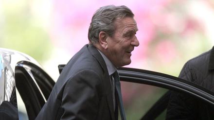 Ex-Bundeskanzler Gerhard Schröder (SPD).