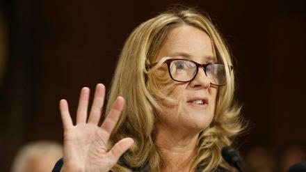 Aussage gegen Brett Kavanaugh: Christine Blasey Ford vor dem US-Justizausschuss