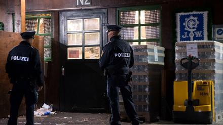 Der Tatort: das Augustiner-Zelt.