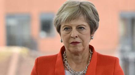 Die britische Regierungschefin Theresa May am Sonntag in Birmingham.