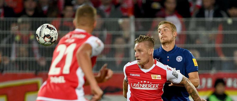 Sebastian Polter war bei seinem Comeback an beiden Berliner Toren beteiligt.
