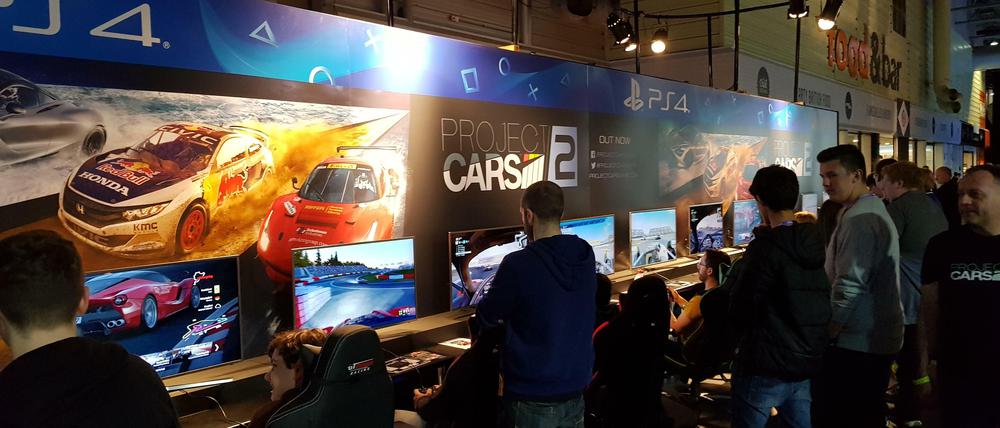 EGX-Besucher können etliche Games anspielen.