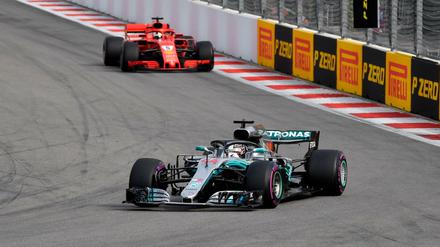 Vorentscheidung? Hamilton landete wieder vor Vettel.