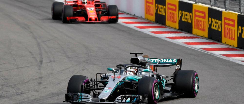 Vorentscheidung? Hamilton landete wieder vor Vettel.