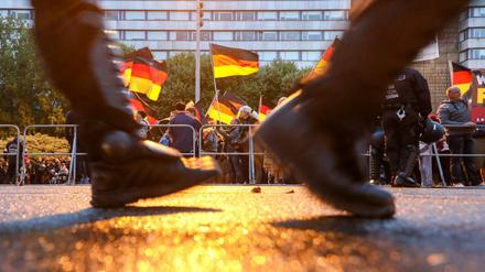 Kein Problem? Die rechtspopulistische Bewegung Pro Chemnitz demonstriert. 
