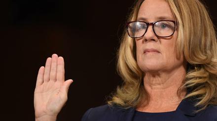 Anschuldigungen unter Eid: Christine Blasey Ford vor dem US-Justizausschuss