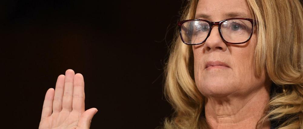 Anschuldigungen unter Eid: Christine Blasey Ford vor dem US-Justizausschuss