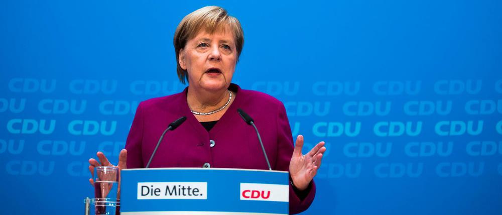 Bundeskanzlerin und CDU-Chefin Angela Merkel.