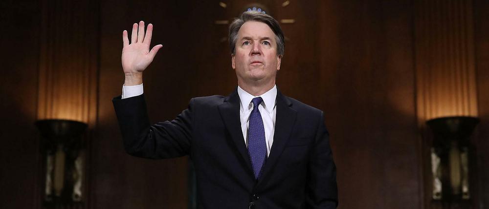 Aussage unter Eid: Supreme-Court-Kandidat Brett Kavanaugh vor dem Justizausschuss des US-Senats.