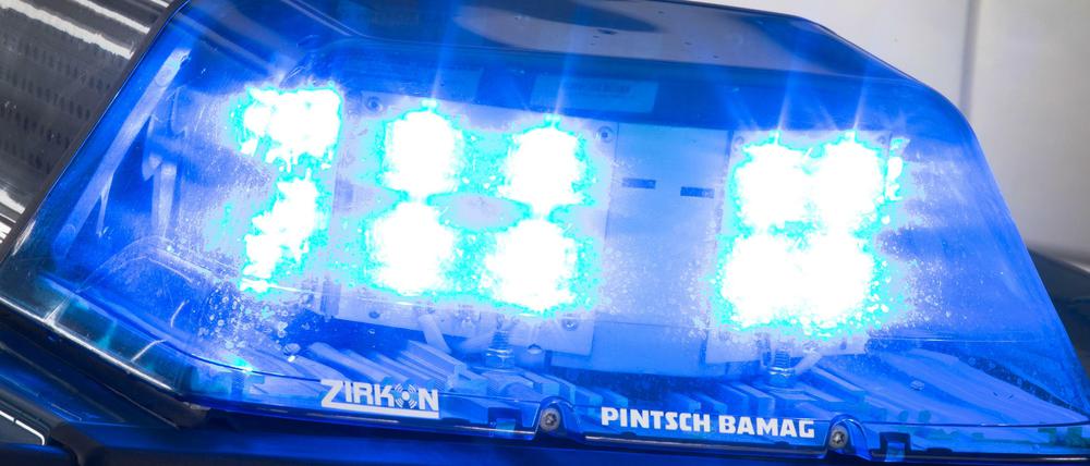 Ein Polizeilicht. (Symbolbild) 
