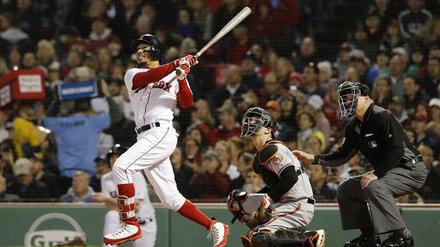 Mookie Betts hat beste Chancen, in dieser Saison zum MVP gewählt zu werden.
