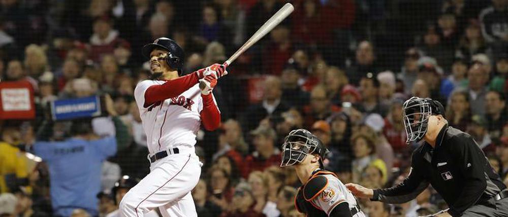 Mookie Betts hat beste Chancen, in dieser Saison zum MVP gewählt zu werden.