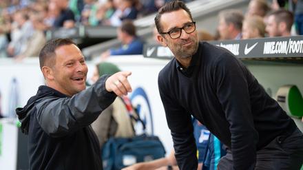 Allen Grund zur Freude. Pal Dardai und Michael Preetz haben die Bayern mächtig geärgert.