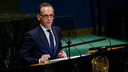 Bundesaußenminister Heiko Maas vor der UN-Vollversammlung